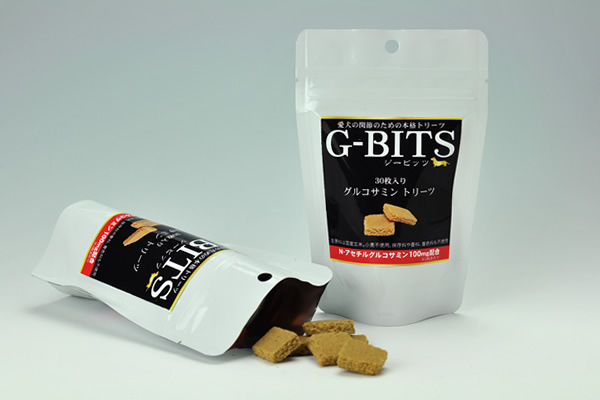 G-BITS グルコサミントリーツ75g (約30枚入り)