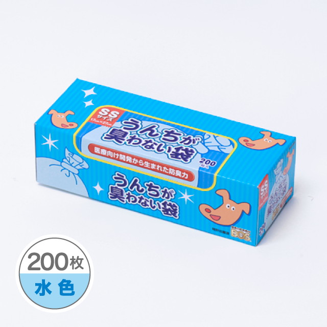 うんちが臭わない袋BOS ペット用SSサイズ 200枚入り