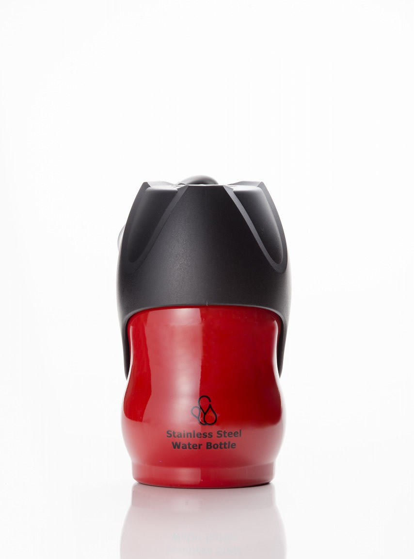 ループ ステンレスボトル S/M/L 各色 （ Sサイズ レッド ）