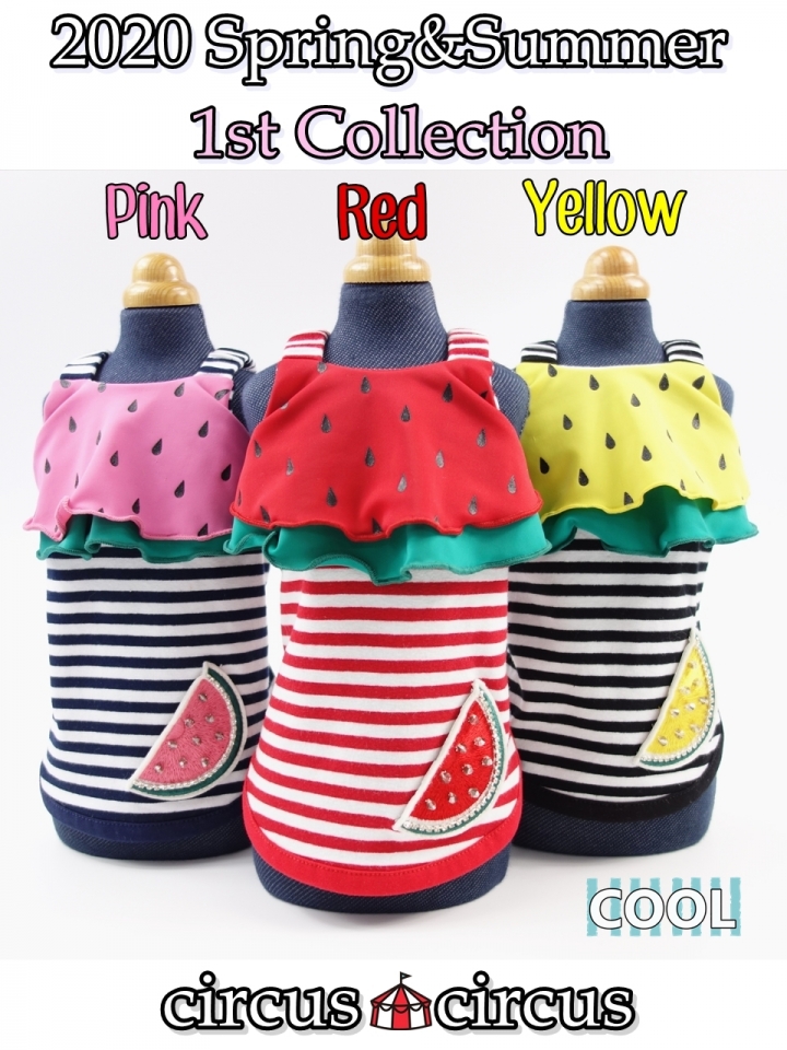 すいかキャミ XSサイズ Red