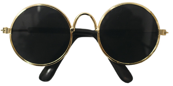 D&C サングラス Sサイズ ゴールド×ブラック