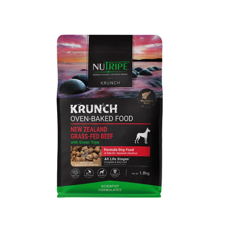 ニュートライプ クランチ オーブンベークド ビーフwithグリーントライプ 1.8kg