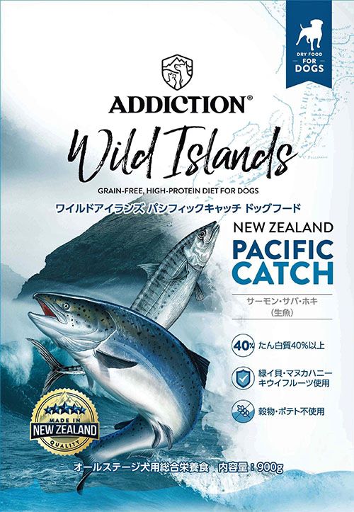 ワイルドアイランズ パシフィックキャッチ ドッグ グレインフリー 900g