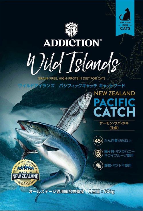 ワイルドアイランズ パシフィックキャッチ グレインフリー キャットフード 900g