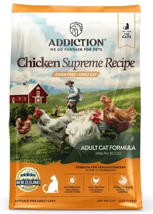 アディクション チキンシュプリーム グレインフリーキャットフード 1.8kg